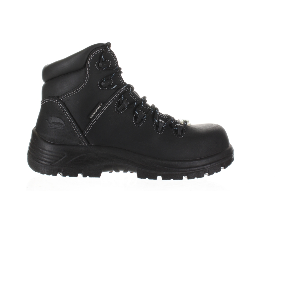 Avenger Womens Black Work & Safety Boots Size 7 Medium (B  M) (2567281)